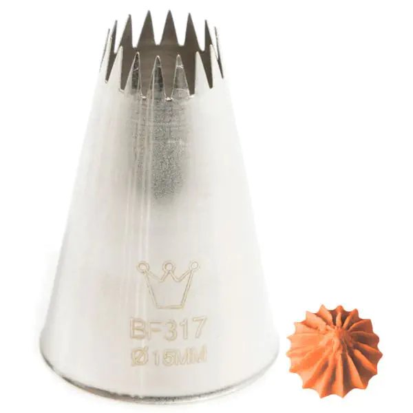Насадка кондитерська Martellato BF317 (d15мм,h53мм) 