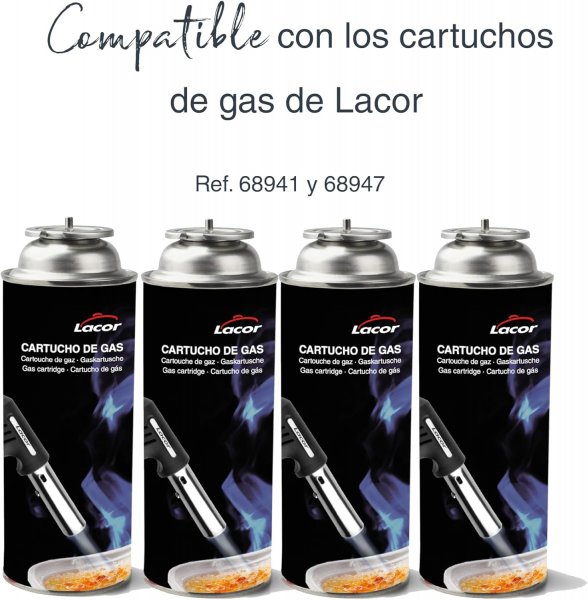 Газовая лампа для карамели Lacor 68974 (с адаптером)