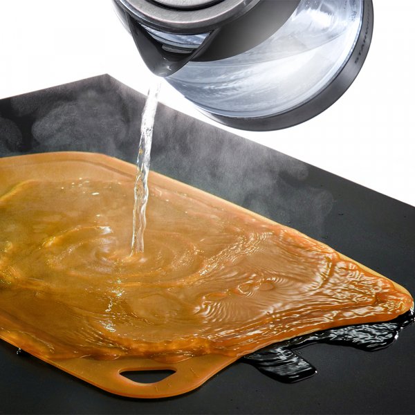 Дошка кухонна Samura Fusion SF-02O, помаранчева (380x250x2мм)