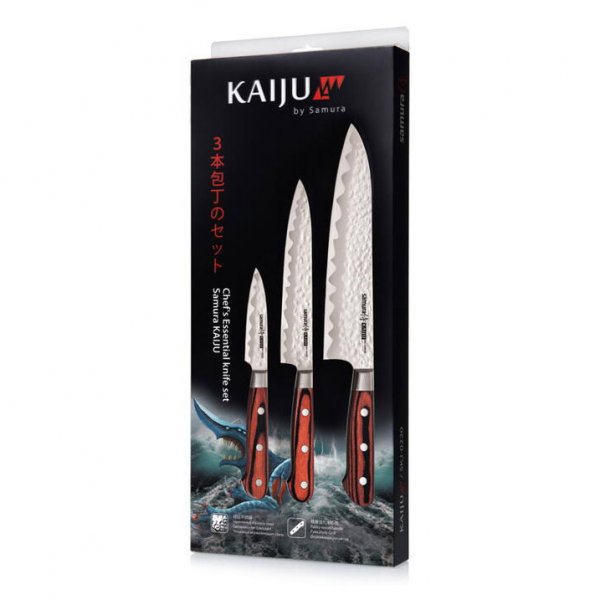 Набор из 3-х ножей Samura KAIJU SKJ-0220B Поварская тройка