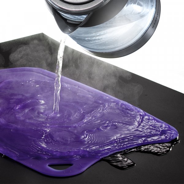 Дошка кухонна Samura Fusion SF-02V, фіолетова (380x250x2мм)