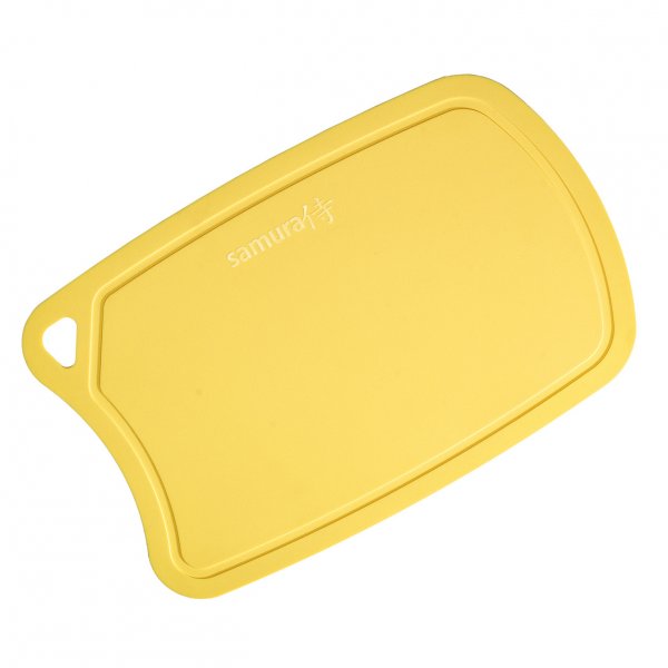 Дошка кухонна Samura Fusion SF-02Y, жовта (380x250x2мм)