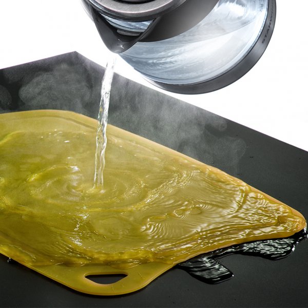 Дошка кухонна Samura Fusion SF-02Y, жовта (380x250x2мм)