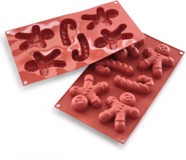 Форма силіконова Silikomart SF106 Mr.Ginger (94x78мм,h21мм,60мл) 