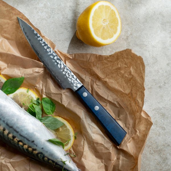 Кухонный нож Yaxell BLUE BREEZE 34602 универсальный, 120мм