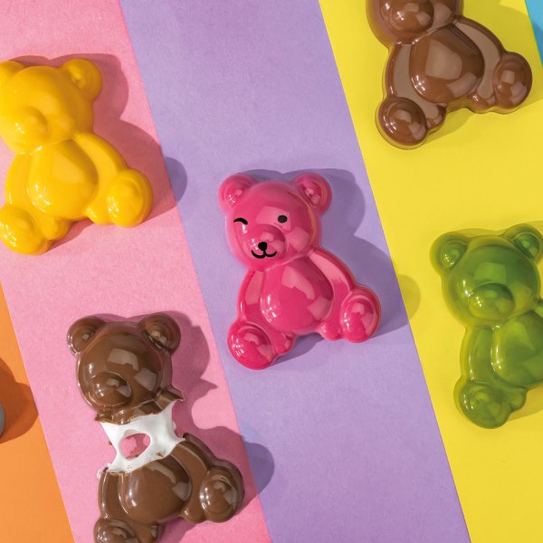 Форма для шоколада "медвежонок" Martellato MA6104 Mallow (80x64мм,h22мм,56гр)