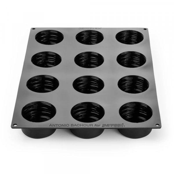 Силиконовая форма Pavoni PX43128 Line (d73мм,h40мм,140мл)