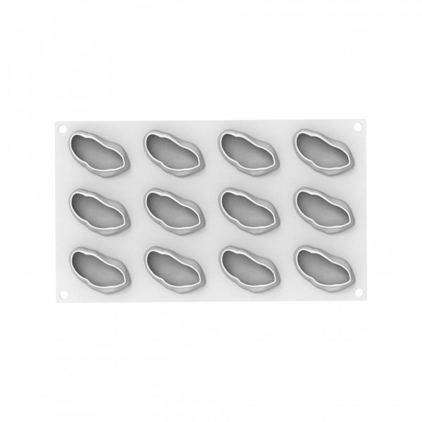 Форма силіконова "фісташка" Silikomart PISTACCHIO 30 (62х35мм,h25мм,30мл)