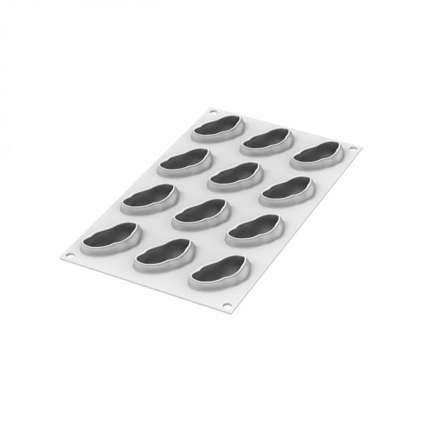 Форма силіконова "фісташка" Silikomart PISTACCHIO 30 (62х35мм,h25мм,30мл)