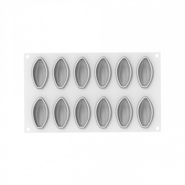 Форма силиконовая "какао" Silikomart CACAO 30 (67х37мм,h26мм,30мл)