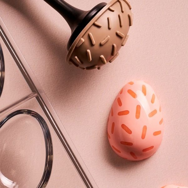 Набір з 4х силіконових штампів Silikomart CHOCO STAMP E