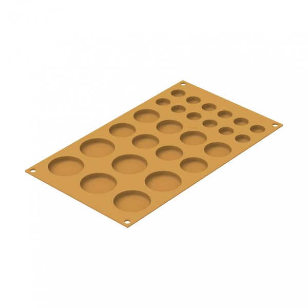 Силиконовая форма "кола" Silikomart POIS (d20/35/45мм,h8мм)