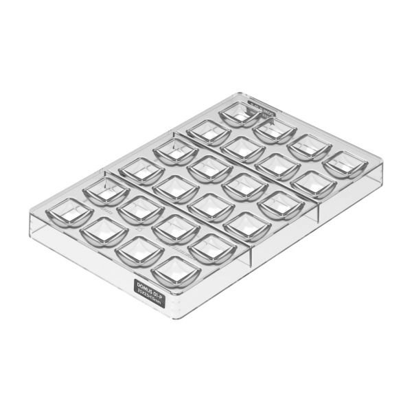 Форма для шоколаду "квадратна сфера" Silikomart DOMUS 01-P CH057 (25x25мм,h15мм)