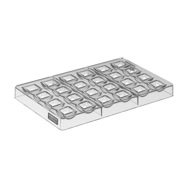 Форма для шоколаду "квадратна сфера" Silikomart DOMUS 01-P CH057 (25x25мм,h15мм)