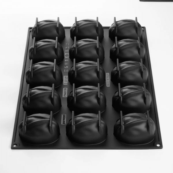 Силиконовая форма "фисташка" Pavoni PX43135 Pistachio (80х56мм,h46мм,120мл)