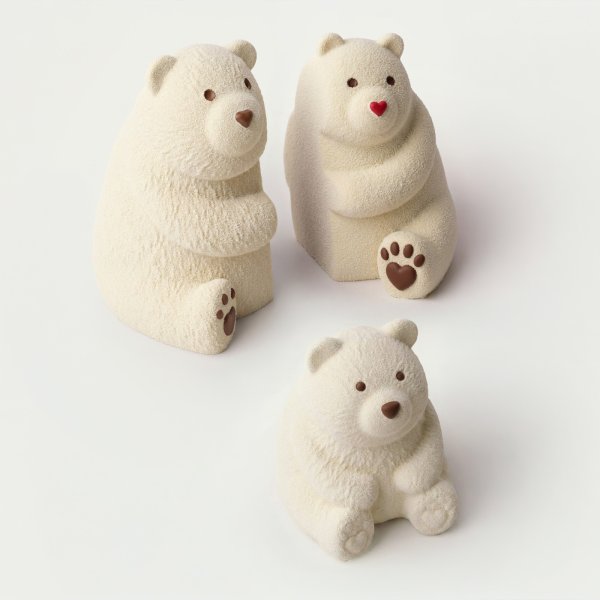 Силиконовая форма "Мишка" Little bear by Dinara Kasko (50х50мм,h70мм,130мл)
