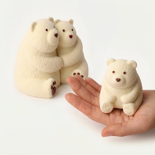 Силиконовая форма "Мишка" Little bear by Dinara Kasko (50х50мм,h70мм,130мл)