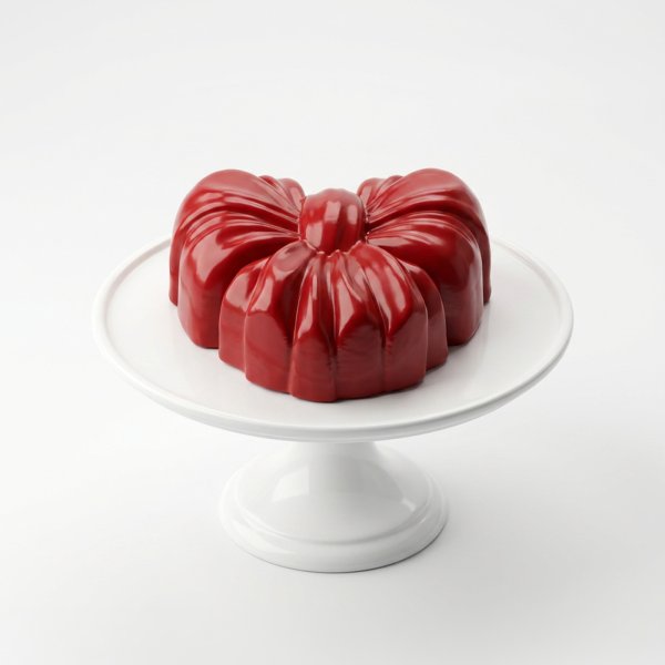 Силиконовая форма "Бант торт" Bow Cake by Dinara Kasko (180x140мм,h60мм,1100мл)