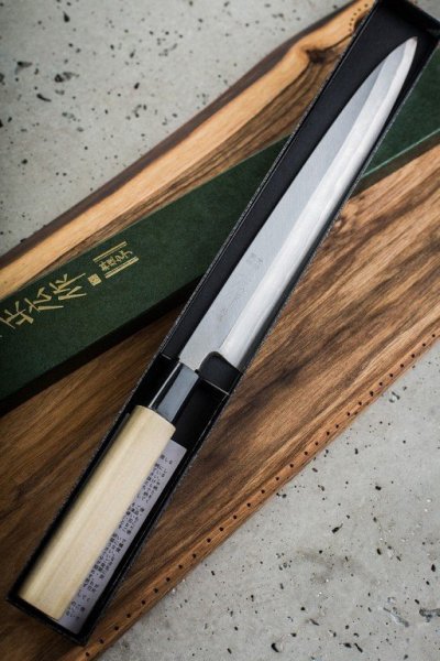 Нож Янагиба Masahiro 16219 Yanagiba, 24см сталь Kigami 