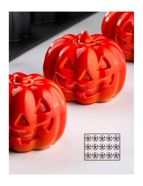 Силіконова форма Pavoni Pumpkin PX43131 (d68мм,h55мм,125мл)