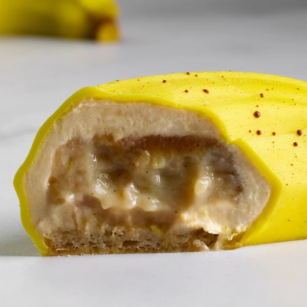 Силиконовая форма "Банан" Pavoni PX43144 Banana (120x58мм,h35мм,100мл)