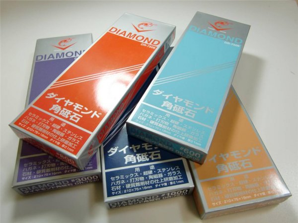 Точильний камінь Naniwa Diamond #1000, DR-7510 (210х75х16мм) 