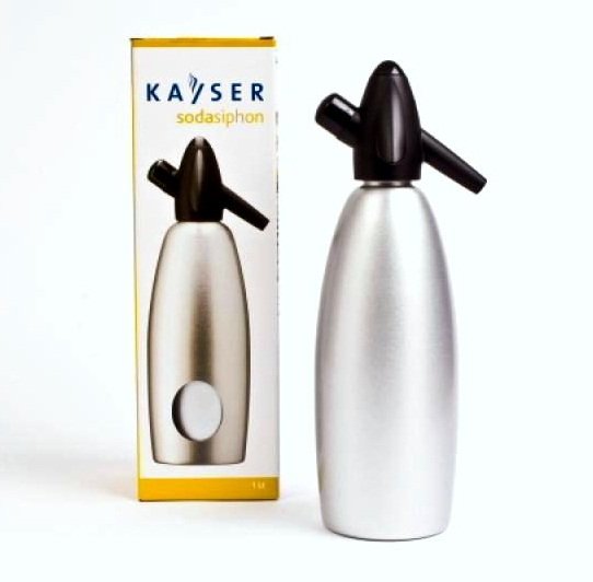 Сифон для содовой Kayser 2100, серебро 1000мл
