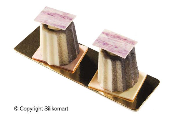 Форма силиконовая "кекс" Silikomart SF033 (d35мм,h35мм,30мл)