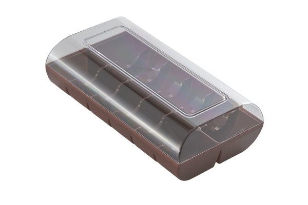 Коробка для 12 макаронс Silikomart Transparent 12 (180x100мм,h53мм,48шт)