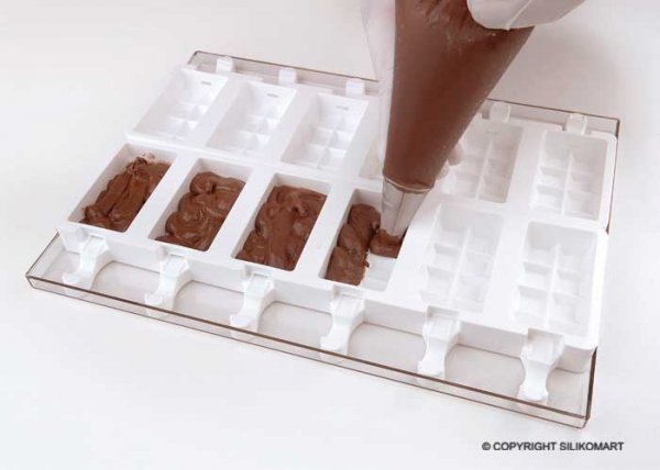 Набор для мороженого "шоколад" Silikomart GEL02 (92х48х24мм)
