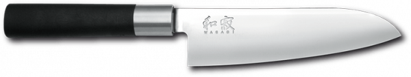 Нож KAI Wasabi Black 6716S Сантоку, 16.5см