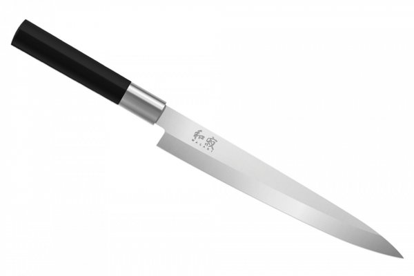 Нож KAI WASABI Black 6721Y Янагиба, 21см