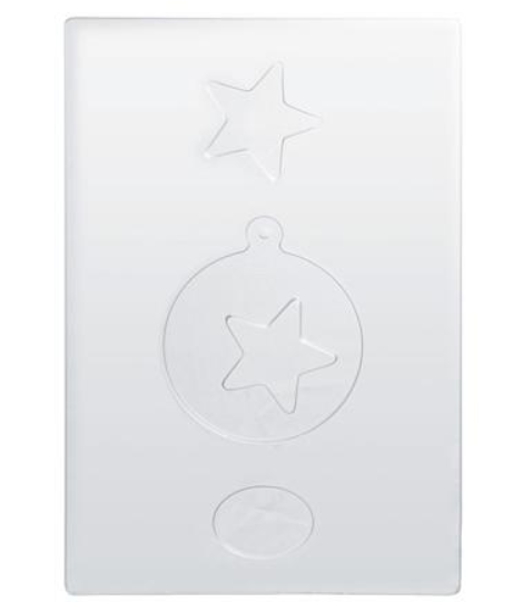 Набор из 3-x форм для шоколада Martellato 20BC100 "Рождественский пазл"