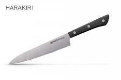 Нож кухонный Samura HARAKIRI SHR-0095B Сантоку, 175мм - лучшая